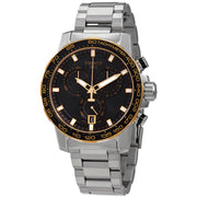  Shop Authentic Tissot Supersport Chrono Black Dial Silver Steel Strap Watch For Men - T125.617.21.051.00 - Luxxuri