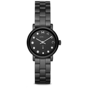  Shop Authentic Marc Jacobs Marc Black Dial Black Steel Strap Watch for Women - MBM8673 - Luxxuri
