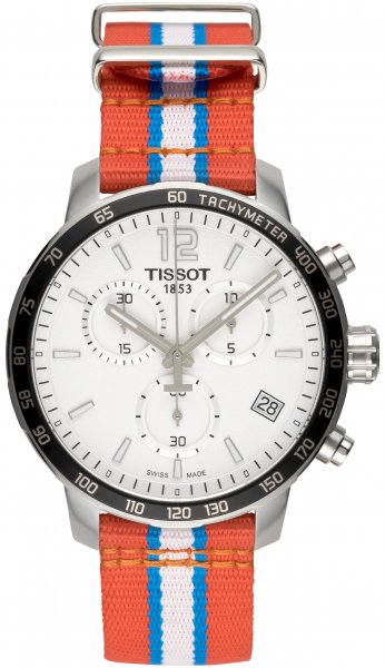  Shop Authentic Tissot Quickster Chronograph NBA Oklahoma City Thunder Watch For Men - T095.417.17.037.14 - Luxxuri