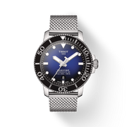  Shop Authentic Tissot Seastar 1000 Powermatic 80 Blue Dial SIlver Mesh Bracelet Watch For Men - T120.407.11.041.02 - Luxxuri