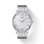  Shop Authentic Tissot T Classic Tradition Silver Dial Silver Steel Strap Watch For Men - T063.610.11.038.00 - Luxxuri