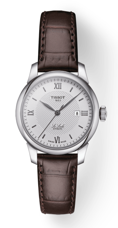  Shop Authentic Tissot T Classic Le Locle Automatic Silver Dial Brown Leather Strap Watch For Women - T006.207.16.038.00 - Luxxuri