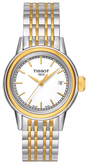  Shop Authentic Tissot Carson Steel Lady White Dial Quartz Watch For Women - T085.210.22.011.00 - Luxxuri