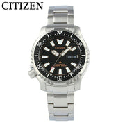  Shop Authentic Citizen Promaster 200M Diver Fugu Asian Limited Edition Black Dial Silver Steel Strap Watch For Men - NY0090-86E - Luxxuri