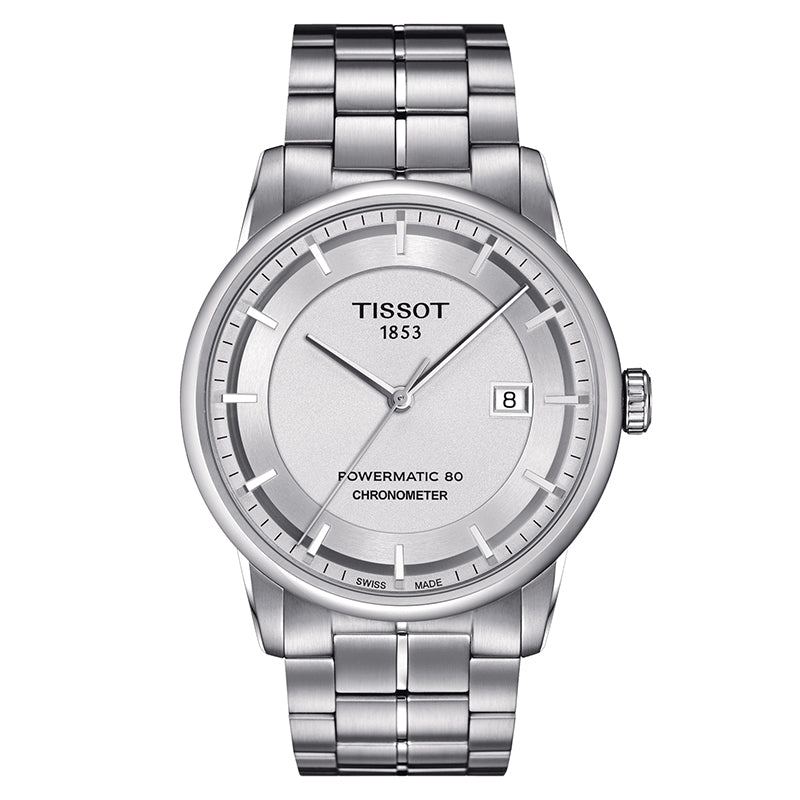  Shop Authentic Tissot Luxury Powermatic 80 Silver Dial Silver Steel Strap Watch For Men - T086.408.11.031.00 - Luxxuri
