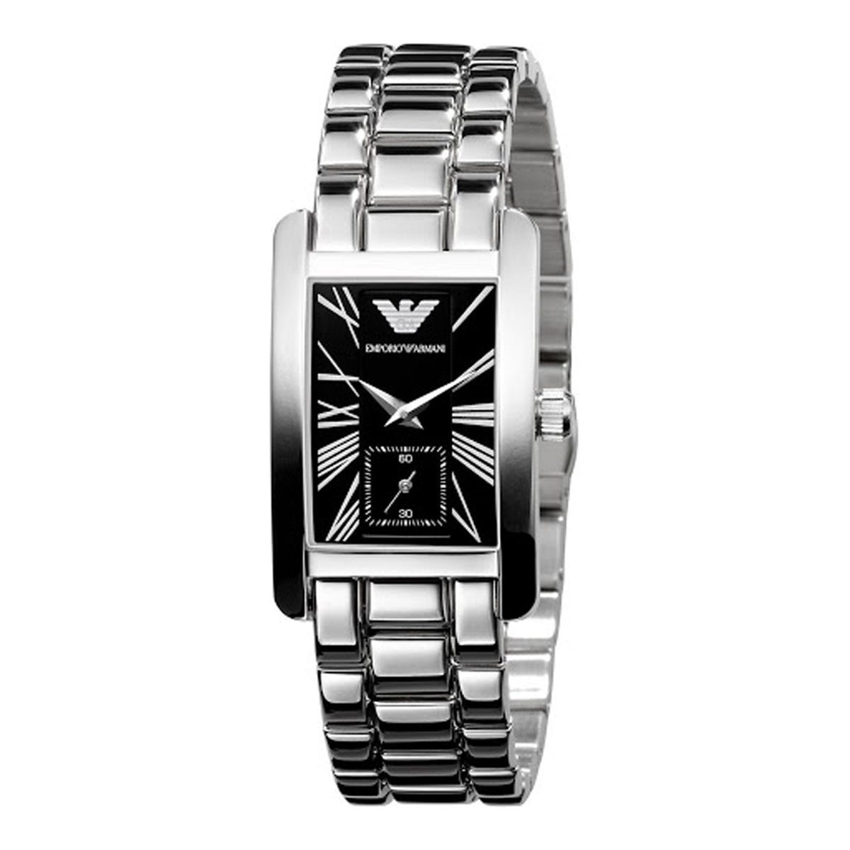  Shop Authentic Emporio Armani Classic Black Dial Silver Stainless Steel Watch For Women - AR0157 - Luxxuri