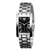  Shop Authentic Emporio Armani Classic Black Dial Silver Stainless Steel Watch For Women - AR0157 - Luxxuri