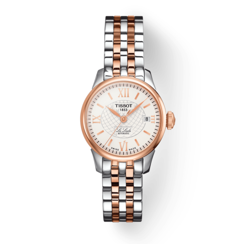  Shop Authentic Tissot Le Locle Automatic Small Lady Silver Dial Two Tone Steel Strap Watch For Women - T41.2.183.33 - Luxxuri