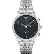  Shop Authentic Emporio Armani Beta Chronograph Black Dial Steel Strap Watch For Men - AR1863 - Luxxuri