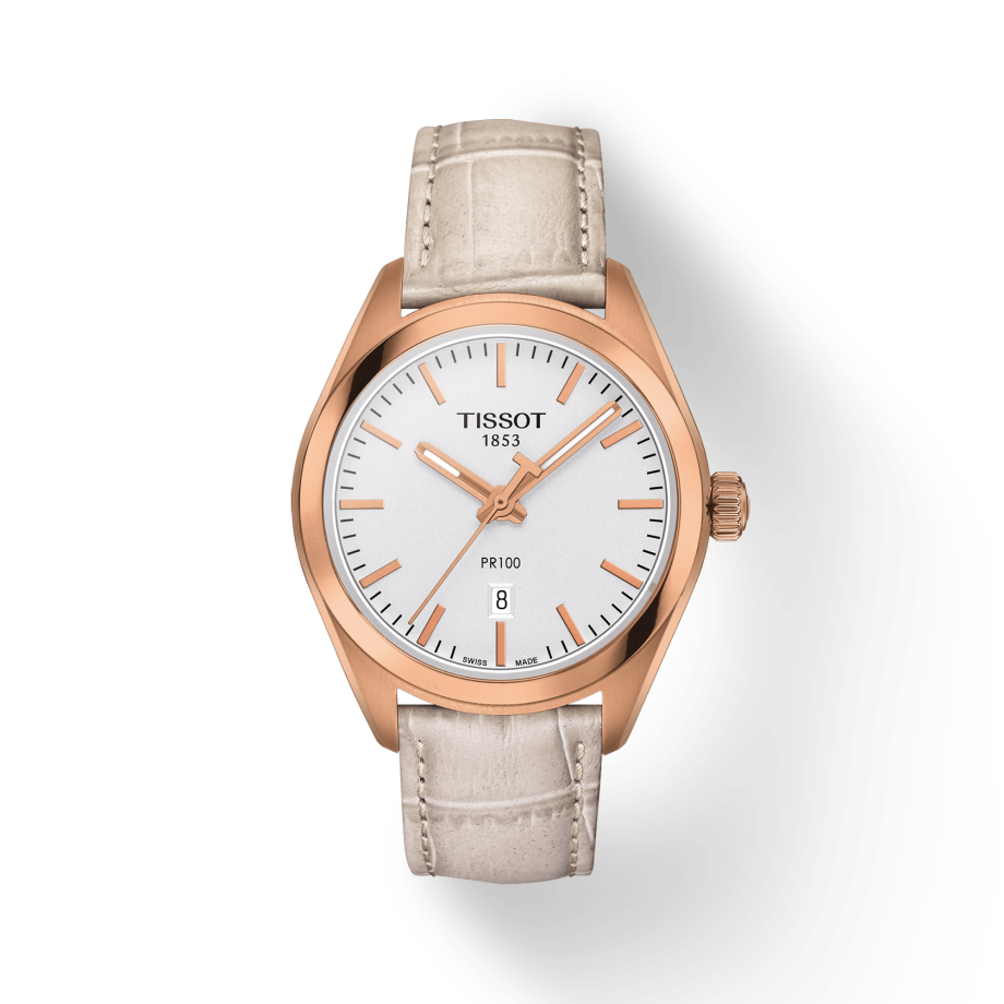  Shop Authentic Tissot T Classic PR 100 Lady White Dial Watch For Women - T101.210.36.031.00 - Luxxuri