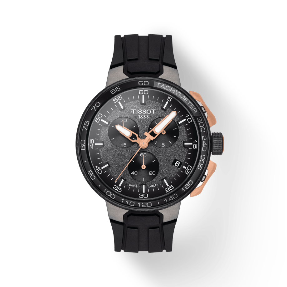  Shop Authentic Tissot T Race Cycling Chronograph Black Dial Black Rubber Strap Watch For Men - T111.417.37.441.07 - Luxxuri