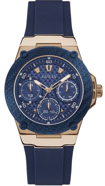  Shop Authentic Guess Zena Blue Dial Blue Silicone Strap Watch For Women - W1049L2 - Luxxuri