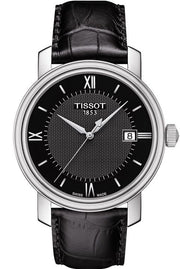  Shop Authentic Tissot T Classic Bridgeport Black Dial Black Leather Strap Watch For Men - T097.410.16.058.00 - Luxxuri