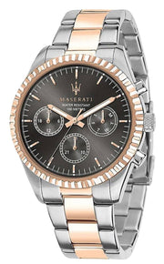  Shop Authentic Maserati Competizione Analog Black Dial Two Tone Stainless Steel Strap Watch For Men - R8853100020 - Luxxuri
