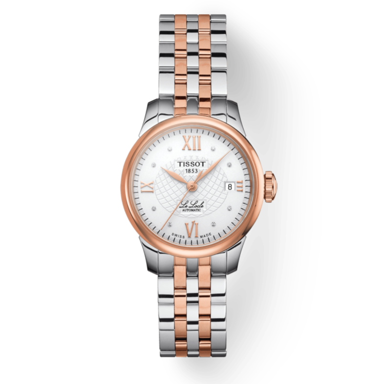 Shop Authentic Tissot Le Locle Automatic Lady Silver Dial Two Tone Steel Strap Watch For Women - T41.2.183.16 - Luxxuri