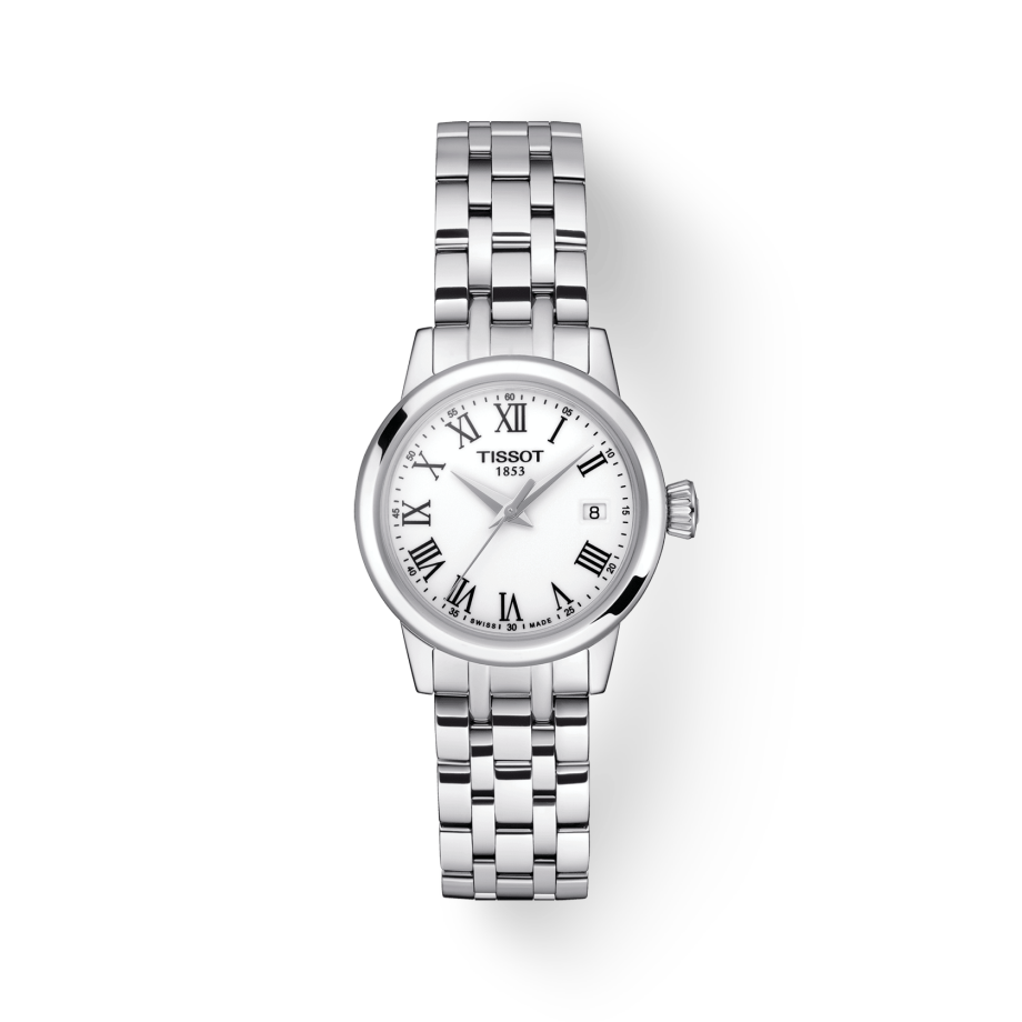  Shop Authentic Tissot Classic Dream Lady Stainless Steel Watch For Women - T129.210.11.013.00 - Luxxuri