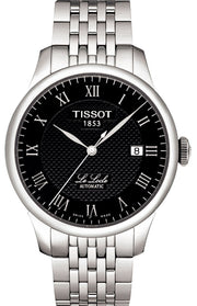 Shop Authentic Tissot Le Locle Automatic Black Dial Silver Steel Strap Watch For Men - T41.1.483.53 - Luxxuri