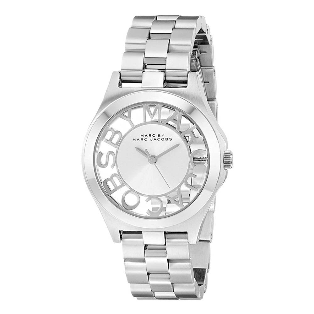  Shop Authentic Marc Jacobs Henry White Dial Silver Steel Strap Watch for Women - MBM3291 - Luxxuri