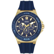  Shop Authentic Guess Force Blue & Rose Gold Dial Blue Silicone Strap Watch For Men - W0674G2 - Luxxuri