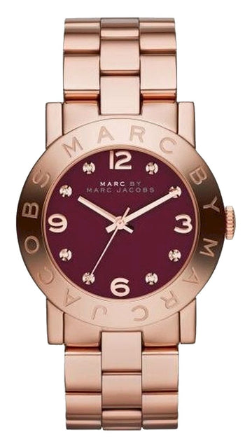  Shop Authentic Marc Jacobs Amy Purple Rose Gold Steel Strap Watch for Women - MBM8616 - Luxxuri