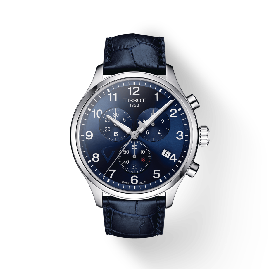  Shop Authentic Tissot Chrono XL Viral Kohli Special Edition Blue Dial Blue Leather Strap Watch For Men - T116.617.16.047.01 - Luxxuri