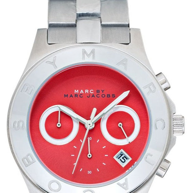  Shop Authentic Marc Jacobs Blade Orange Dial Silver Steel Strap Watch for Women - MBM3306 - Luxxuri