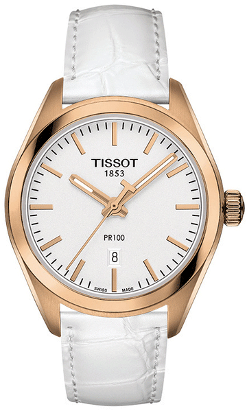  Shop Authentic Tissot T Classic PR 100 Lady Silver Dial Watch For Women - T101.210.36.031.01 - Luxxuri