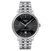  Shop Authentic Tissot T Classic Carson Premium Powermatic 80 Black Dial Silver Steel Strap Watch For Men - T122.407.11.051.00 - Luxxuri