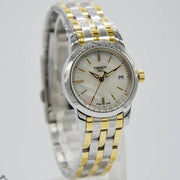  Shop Authentic Tissot T Classic Dream Mother of Pearl Dial Two Tone Steel Strap Watch For Women - T033.210.22.111.00 - Luxxuri