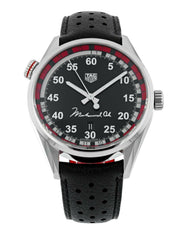  Shop Authentic Tag Heuer Carrera Muhammad Ali Calibre 5 Black Dial Black Leather Strap Watch for Men - WAR2A11.FC6337 - Luxxuri
