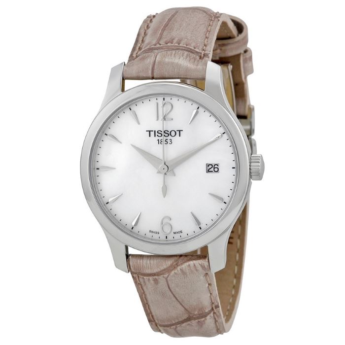  Shop Authentic Tissot T Classic Tradition Lady Quartz Watch For Women - T063.210.17.117.00 - Luxxuri