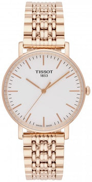  Shop Authentic Tissot Everytime Medium White Dial Rose Gold Mesh Bracelet Watch For Men - T109.410.33.031.00 - Luxxuri