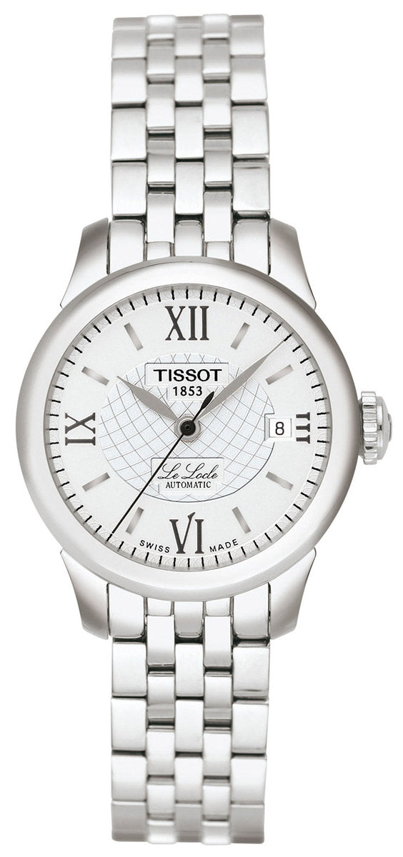 Shop Authentic Tissot Le Locle Small Automatic Silver Dial Silver Steel Strap Watch For Women - T41.1.183.33 - Luxxuri