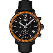  Shop Authentic Tissot T Sport Quickster Chronograph Black Dial Black Rubber Strap Watch For Men - T095.417.36.057.01 - Luxxuri