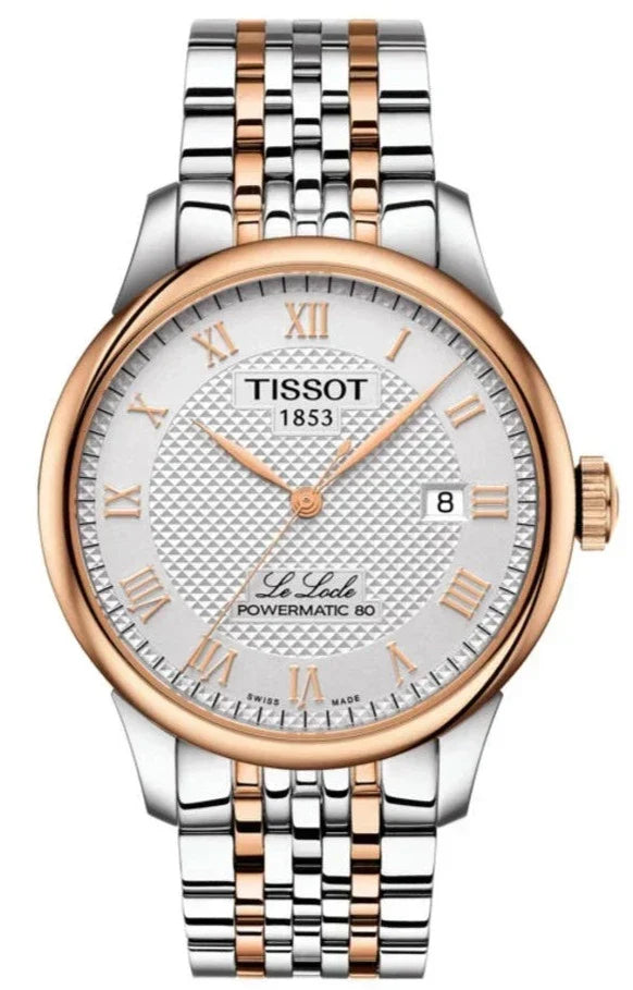  Shop Authentic Tissot Le Locle Automatic Cosc Silver Dial Two Tone Steel Strap Watch For Men - T006.407.22.033.00 - Luxxuri