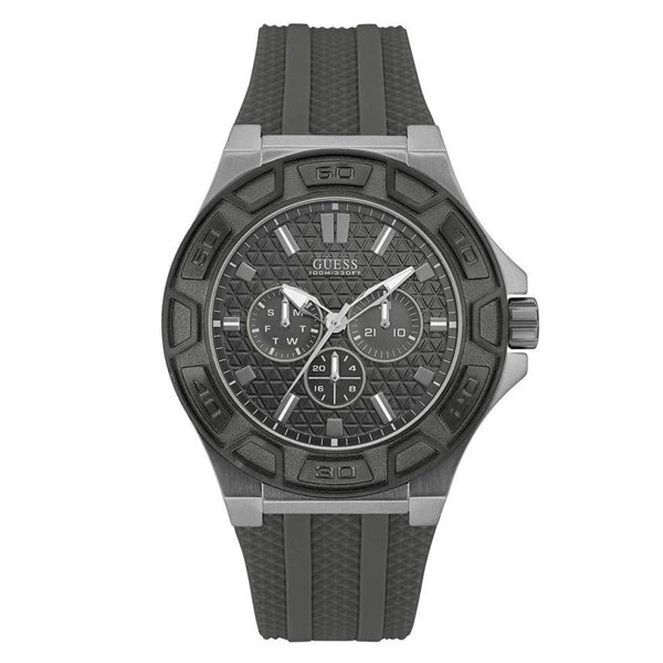  Shop Authentic Guess Force Grey Dial Grey Rubber Strap Watch For Men - W0674G8 - Luxxuri