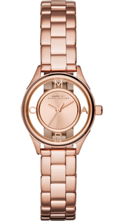  Shop Authentic Marc Jacobs Tether Transparent Rose Gold Dial Rose Gold Steel Strap Watch for Women - MBM3417 - Luxxuri