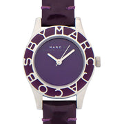  Shop Authentic Marc Jacobs Blade Purple Dial Purple Leather Strap Watch for Women - MBM1158 - Luxxuri
