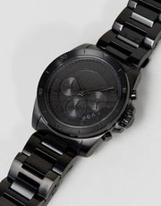  Shop Authentic Michael Kors Alek Oversized Black Dial Black Steel Strap Watch For Men - MK8900 - Luxxuri