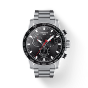  Shop Authentic Tissot Supersport Chrono Black Dial Silver Steel Strap Watch For Men - T125.617.11.051.00 - Luxxuri