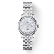 Shop Authentic Tissot Le Locle Automatic Diamonds Mother of Pearl Dial Silver Steel Strap Watch For Women - T006.207.11.116.00 - Luxxuri