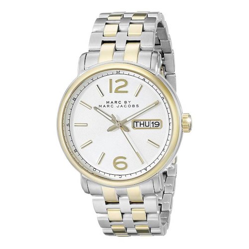  Shop Authentic Marc Jacobs Fergus White Dial Two Tone Steel Strap Watch for Men - MBM5079 - Luxxuri