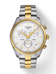  Shop Authentic Tissot T Sport PR 100 Chronograph White Dial Two Tone Steel Strap Watch For Men - T101.417.22.031.00 - Luxxuri