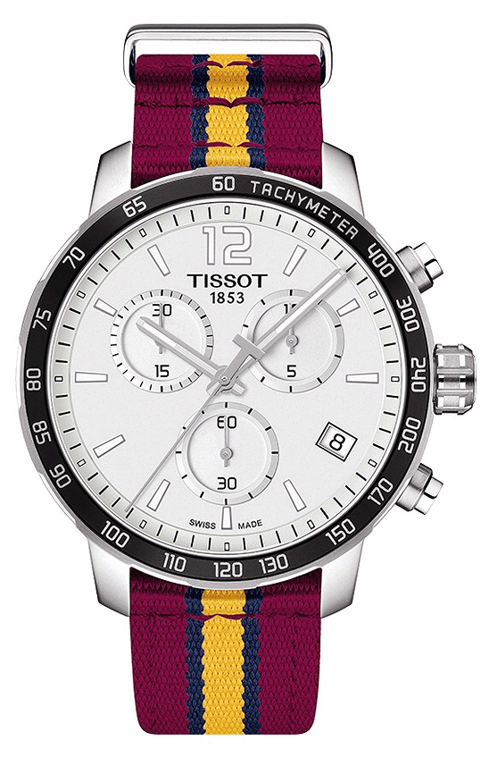  Shop Authentic Tissot Quickster Chronograph NBA Cleveland Cavaliers Watch For Men - T095.417.17.037.13 - Luxxuri