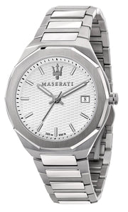  Shop Authentic Maserati Stile 3H White Dial Silver Steel Strap Watch For Men - R8853142005 - Luxxuri
