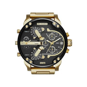  Shop Authentic Diesel Mr Daddy 2.0 Black Dial Gold Stainless Steel Watch For Men - DZ7333 - Luxxuri