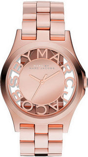  Shop Authentic Marc Jacobs Henry Rose Gold Dial Rose Gold Steel Strap Watch for Women - MBM3207 - Luxxuri