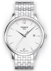 Shop Authentic Tissot T Classic Tradition White Dial Silver Steel Strap Watch For Men - T063.610.11.037.00 - Luxxuri