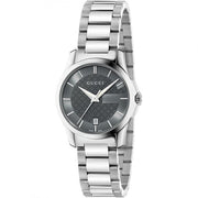  Shop Authentic Gucci G Timeless Grey Dial Silver Steel Strap Watch For Women - YA126522 - Luxxuri
