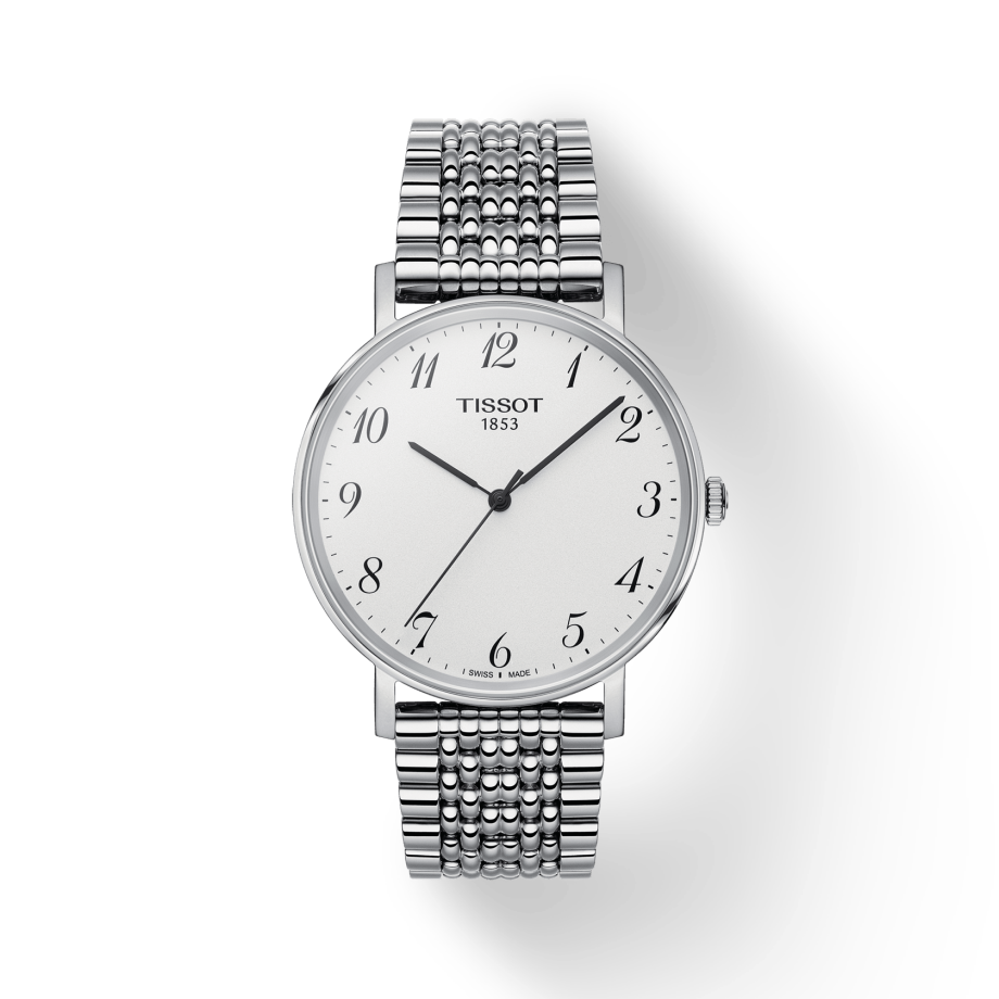  Shop Authentic Tissot Everytime Desire Medium Silver Dial Silver Mesh Bracelet Watch For Men - T109.410.11.032.00 - Luxxuri